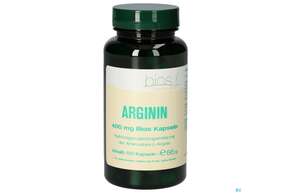 Sie sehen eine Packung Bios Arginin 400mg 100 Kapseln, Produktbild: 01 Bios Arginin 400mg 100 Kapseln, A-Nr.: 4147450 - 01