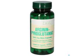 Sie sehen eine Packung Bios Argininpyroglutamat 500mg 100 Kapseln, Produktbild: 01 Bios Argininpyroglutamat 500mg 100 Kapseln, A-Nr.: 4247200 - 01