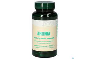 Sie sehen eine Packung Bios Aronia 300mg 100 Kapseln, Produktbild: 01 Bios Aronia 300mg 100 Kapseln, A-Nr.: 4747279 - 01