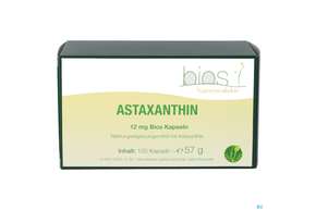 Sie sehen eine Packung Bios Astaxanthin 12mg 105 Kapseln, Produktbild: 01 Bios Astaxanthin 12mg 105 Kapseln, A-Nr.: 5302929 - 01