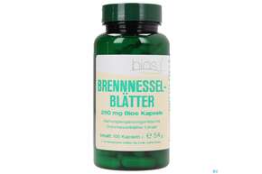 Sie sehen eine Packung Bios Brennesselblätter 250mg 100 Kapseln, Produktbild: 01 Bios Brennesselblätter 250mg 100 Kapseln, A-Nr.: 3890827 - 01