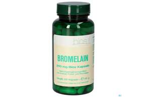 Sie sehen eine Packung Bios Bromelain 250mg 100 Kapseln, Produktbild: 01 Bios Bromelain 250mg 100 Kapseln, A-Nr.: 4070150 - 01
