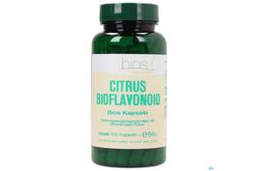 Sie sehen eine Packung Bios Citrus Bioflavonoid 100 Kapseln, Produktbild: 01 Bios Citrus Bioflavonoid 100 Kapseln, A-Nr.: 3890980 - 01