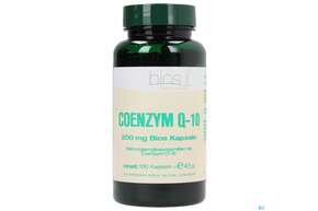 Sie sehen eine Packung Bios Coenzym Q-10 200mg 100 Kapseln, Produktbild: 01 Bios Coenzym Q-10 200mg 100 Kapseln, A-Nr.: 3892938 - 01