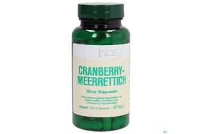 Sie sehen eine Packung Bios Cranberry-meerrettich 100 Kapseln, Produktbild: 01 Bios Cranberry-meerrettich 100 Kapseln, A-Nr.: 4185752 - 01