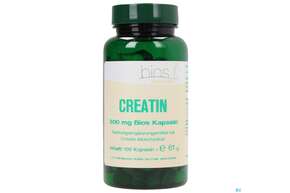 Sie sehen eine Packung Bios Creatin 500mg 100 Kapseln, Produktbild: 01 Bios Creatin 500mg 100 Kapseln, A-Nr.: 3891040 - 01
