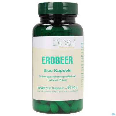 Bios Erdbeer 100 Kapseln, A-Nr.: 3891152 - 01