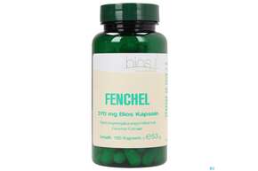 Sie sehen eine Packung Bios Fenchel 370mg Kapseln 100 Kapseln, Produktbild: 01 Bios Fenchel 370mg Kapseln 100 Kapseln, A-Nr.: 3891175 - 01