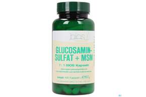 Sie sehen eine Packung Bios Glucosaminsulfat + Msm 100 Kapseln, Produktbild: 01 Bios Glucosaminsulfat + Msm 100 Kapseln, A-Nr.: 3891347 - 01