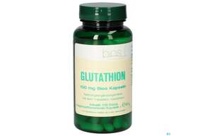 Sie sehen eine Packung Bios Glutathion 100mg 100 Kapseln, Produktbild: 01 Bios Glutathion 100mg 100 Kapseln, A-Nr.: 3891382 - 01