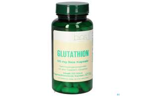 Sie sehen eine Packung Bios Glutathion 50mg 100 Kapseln, Produktbild: 01 Bios Glutathion 50mg 100 Kapseln, A-Nr.: 3891353 - 01
