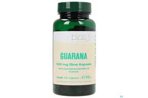 Sie sehen eine Packung Bios Guarana 500mg 100 Kapseln, Produktbild: 01 Bios Guarana 500mg 100 Kapseln, A-Nr.: 3891488 - 01