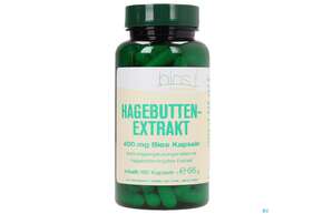 Sie sehen eine Packung Bios Hagebuttenextrakt 400mg 100 Kapseln, Produktbild: 01 Bios Hagebuttenextrakt 400mg 100 Kapseln, A-Nr.: 3891494 - 01