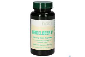 Sie sehen eine Packung Bios Heidelbeer P 100 Kapseln, Produktbild: 01 Bios Heidelbeer P 100 Kapseln, A-Nr.: 3891525 - 01