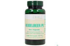 Sie sehen eine Packung Bios Heidelbeer Pulver-extrakt 100 Kapseln, Produktbild: 01 Bios Heidelbeer Pulver-extrakt 100 Kapseln, A-Nr.: 3891531 - 01