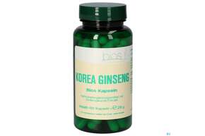 Sie sehen eine Packung Bios Korea Ginseng 100 Kapseln, Produktbild: 01 Bios Korea Ginseng 100 Kapseln, A-Nr.: 3891850 - 01