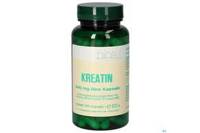 Sie sehen eine Packung Bios Kreatin 540mg 100 Kapseln, Produktbild: 01 Bios Kreatin 540mg 100 Kapseln, A-Nr.: 3891896 - 01