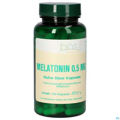 Bios Melatonin Ruhe 0,5mg 100 Kapseln, A-Nr.: 4246985 - 02