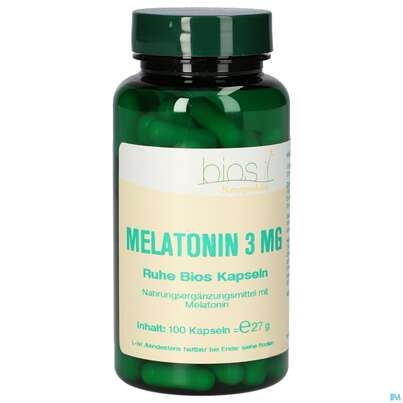 Bios Melatonin Ruhe 3mg 100 Kapseln, A-Nr.: 4247045 - 02