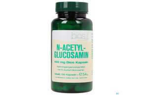 Sie sehen eine Packung Bios N-acetyl-glucosamin 450mg 100 Kapseln, Produktbild: 01 Bios N-acetyl-glucosamin 450mg 100 Kapseln, A-Nr.: 3892565 - 01