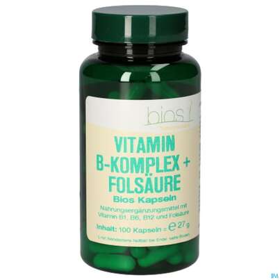 Bios Vitamin B Komplex + Folsäure 100 Kapseln, A-Nr.: 3893518 - 02