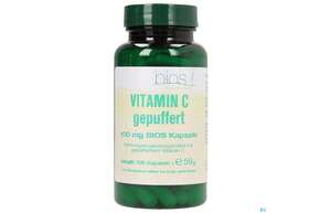 Sie sehen eine Packung Bios Vitamin C Gepuffert 100mg 100 Kapseln, Produktbild: 01 Bios Vitamin C Gepuffert 100mg 100 Kapseln, A-Nr.: 3893547 - 01