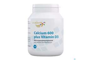 Sie sehen eine Packung Calcium Tabl 600mg Vegan +vit D3 Vita World 60st, Produktbild: 01 Calcium Tabl 600mg Vegan +vit D3 Vita World 60st, A-Nr.: 4836244 - 01