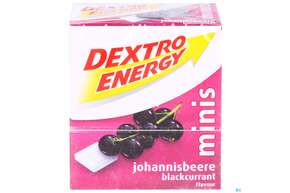 Sie sehen eine Packung Dextro Energy Minis Johannisbeere 50g, Produktbild: 01 Dextro Energy Minis Johannisbeere 50g, A-Nr.: 2218944 - 01