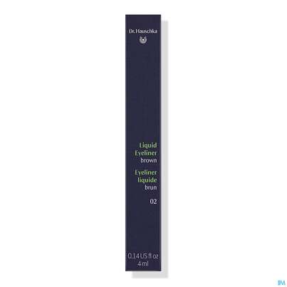 Sie sehen eine Packung Dr. Hauschka Liquid Eyeliner 02 Brown 4ml, Produktbild: 02 Dr. Hauschka Liquid Eyeliner 02 Brown 4ml, A-Nr.: 4840760 - 02