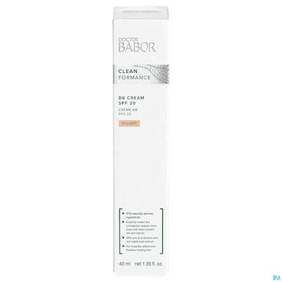 Sie sehen eine Packung Dr.babor Clean Bb Cream Light 40112 40ml, Produktbild: 04 Dr.babor Clean Bb Cream Light 40112 40ml, A-Nr.: 5683587 - 04