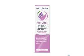 Sie sehen eine Packung Dr.theiss Fem Vital Direkt-spray 30ml, Produktbild: 01 Dr.theiss Fem Vital Direkt-spray 30ml, A-Nr.: 5755499 - 01