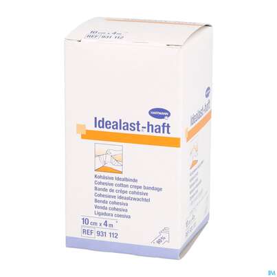 Sie sehen eine Packung Elastische Binden Idealast/haft Kohaesiv Weiss 4mx 10cm 1st, Produktbild: 04 Elastische Binden Idealast/haft Kohaesiv Weiss 4mx 10cm 1st, A-Nr.: 1457523 - 04