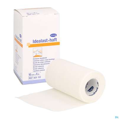 Sie sehen eine Packung Elastische Binden Idealast/haft Kohaesiv Weiss 4mx 10cm 1st, Produktbild: 06 Elastische Binden Idealast/haft Kohaesiv Weiss 4mx 10cm 1st, A-Nr.: 1457523 - 06
