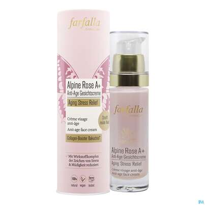Farfalla Alpine Rose A+ Aging Stress Relief Anti-age Gesichtscreme 30ml, A-Nr.: 5715815 - 01