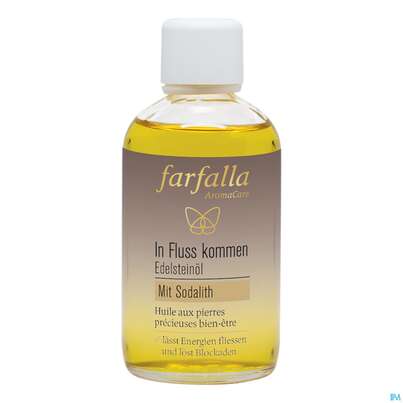 Sie sehen eine Packung Farfalla Edelsteinoel In Fluss Kommen 100ml, Produktbild: 02 Farfalla Edelsteinoel In Fluss Kommen 100ml, A-Nr.: 5675636 - 02