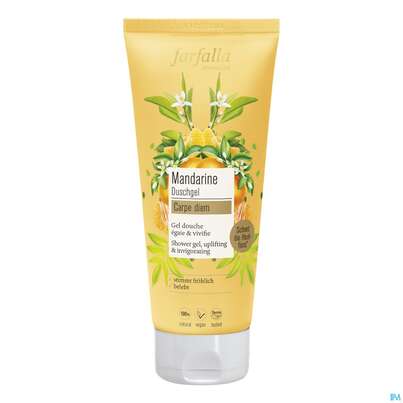 Sie sehen eine Packung Farfalla Mandarine Duschgel Carpe Diem 200ml, Produktbild: 02 Farfalla Mandarine Duschgel Carpe Diem 200ml, A-Nr.: 5246533 - 02