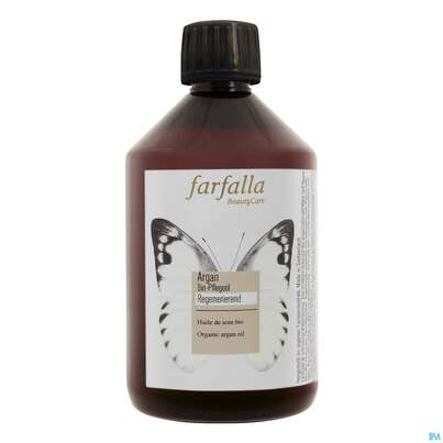 Sie sehen eine Packung Farfalla Pflegeoel/bio Argan Regenerierend 500ml, Produktbild: 02 Farfalla Pflegeoel/bio Argan Regenerierend 500ml, A-Nr.: 5236598 - 02
