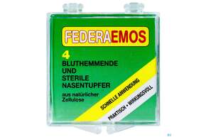 Federaemos Sterile Nasentupfer 4st, A-Nr.: 1624429 - 01