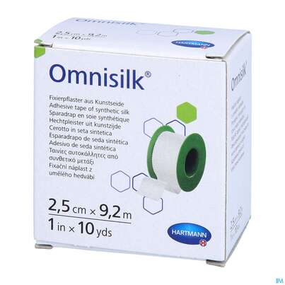 Fixierpflaster Omnisilk 9,2mx 2,5cm 1st, A-Nr.: 4582335 - 04