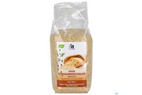 Sie sehen eine Packung Flohsamenschalen Indisch 500g, Produktbild: 01 Flohsamenschalen Indisch 500g, A-Nr.: 5296146 - 01