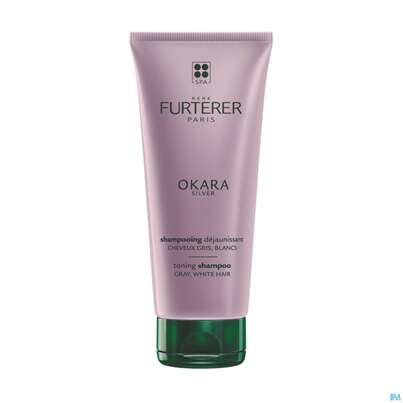 Sie sehen eine Packung Furterer Okara Silver Polarglanz-shampoo 200ml, Produktbild: 03 Furterer Okara Silver Polarglanz-shampoo 200ml, A-Nr.: 5439835 - 03