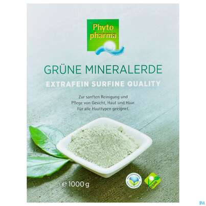 Gruene Mineralerde Phytopharma Surfine Extrafein 1000g, A-Nr.: 4764740 - 01