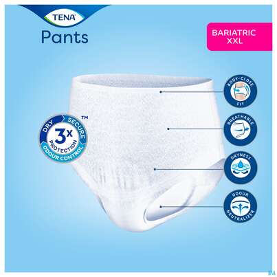 Inkontinenz Tena Pants Plus Xxl Bariatric Essity 12st, A-Nr.: 4933355 - 05