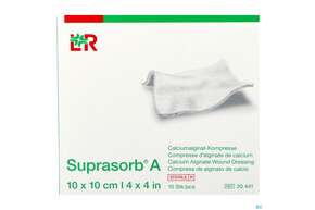 Kompressen Suprasorb/steril A Calzium-alginat 10x 10cm 10st, A-Nr.: 2203339 - 01