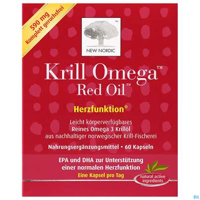 Krill Kapseln -new Nordic Omega Red Oil 60st, A-Nr.: 4139485 - 02