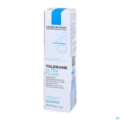 Sie sehen eine Packung La Roche Posay Gesichtspflege Toleriane Fluid Ultra 40ml, Produktbild: 03 La Roche Posay Gesichtspflege Toleriane Fluid Ultra 40ml, A-Nr.: 5341154 - 03
