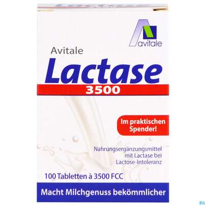 Lactase Tabl 3.500 Fcc 100st, A-Nr.: 5296235 - 01