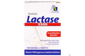 Lactase Tabl 3.500 Fcc 100st, A-Nr.: 5296235 - 01