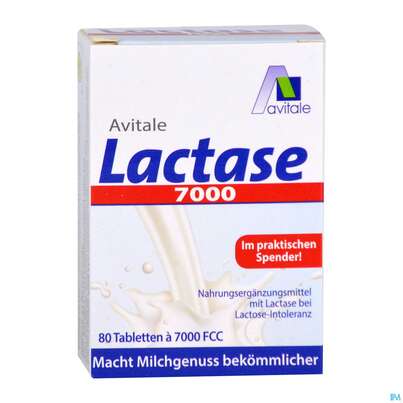 Lactase Tabl 7.000 Fcc 80st, A-Nr.: 5296241 - 03