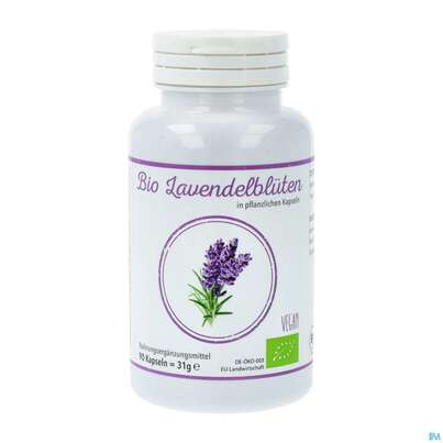 Lavendel Bio Kapseln Vegan Reine Bio Lavendelbluete Entspannung 90st, A-Nr.: 4801010 - 02